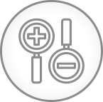 Pictogramme contenant des loupes